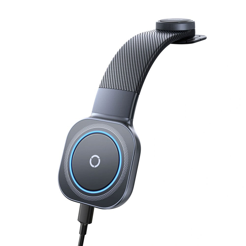 Baseus Car Phone Holder with Wireless Charging - Dashboard - MagSafe Compatible - Black