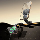Baseus Car Phone Holder with Wireless Charging - Dashboard - MagSafe Compatible - Black