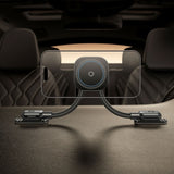 Baseus Flexible & Universal Car Phone Holder with Wireless Charging - MagSafe Compatible - Black