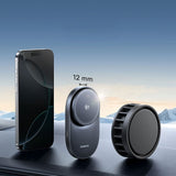 Baseus Magnetic Car Phone Holder with Wireless Charging & Fan - Ventilation Grille - MagSafe Compatible - Black