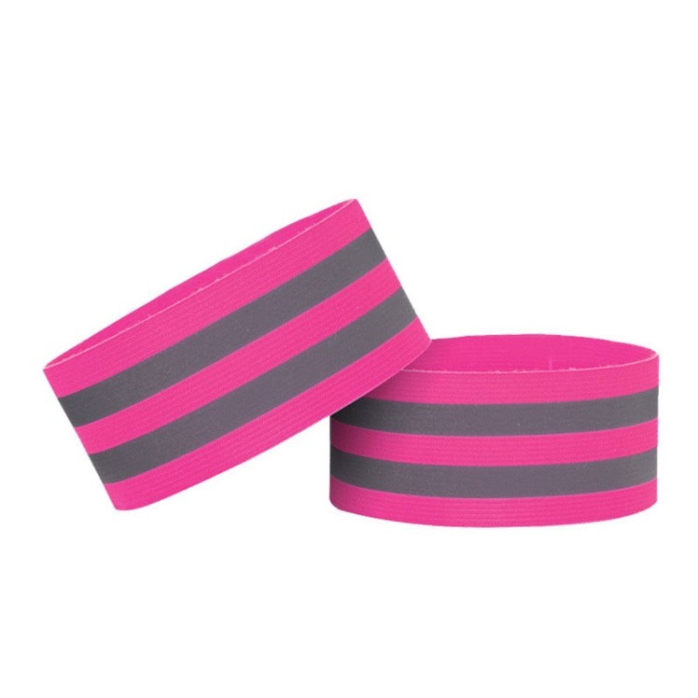 Reflective Running Armbands - 2 pcs - Pink