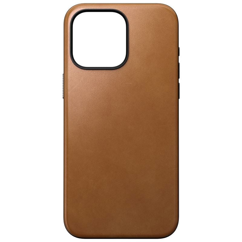 iPhone 15 Pro Max Nomad Modern Leather Case - MagSafe Compatible - Tan