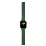 Apple Watch (42/44/SE/45/46/49mm) Epico Magnetic Silicone Strap - Green / Grey