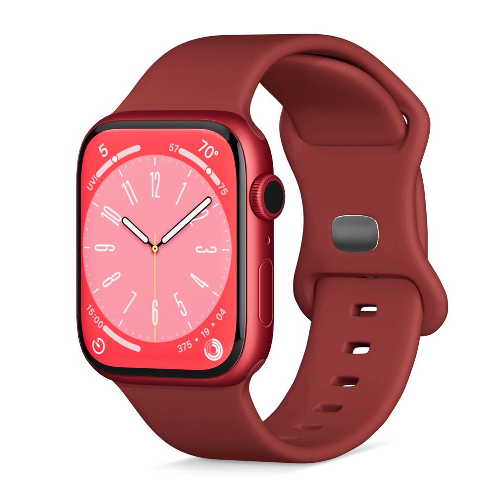 Apple Watch (42/44/SE/45/46/49mm) Epico Silicone Strap - Red