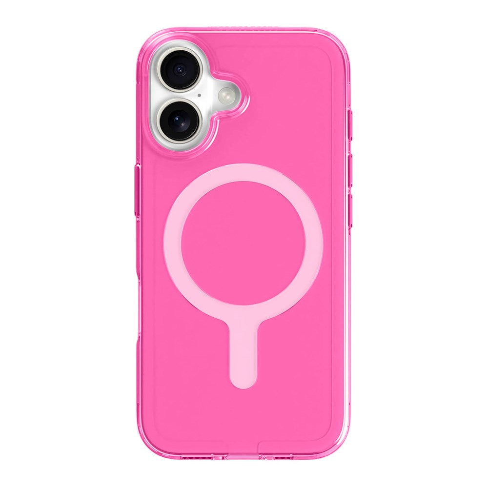 agood company iPhone 16 CLRPRTCT 100% Recycled Plastic Case - Transparent / Candy Pink