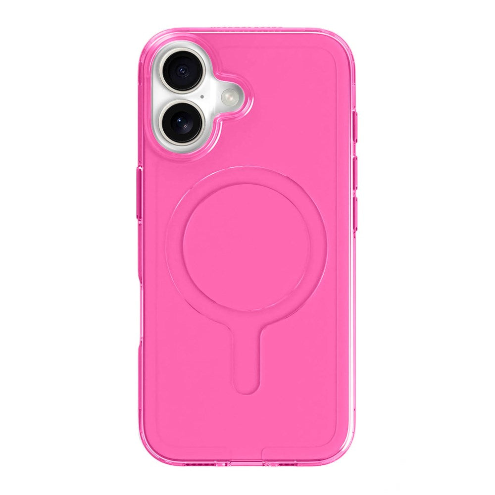 agood company iPhone 16 CLRPRTCT 100% Recycled Plastic Case - Transparent / Candy Pink