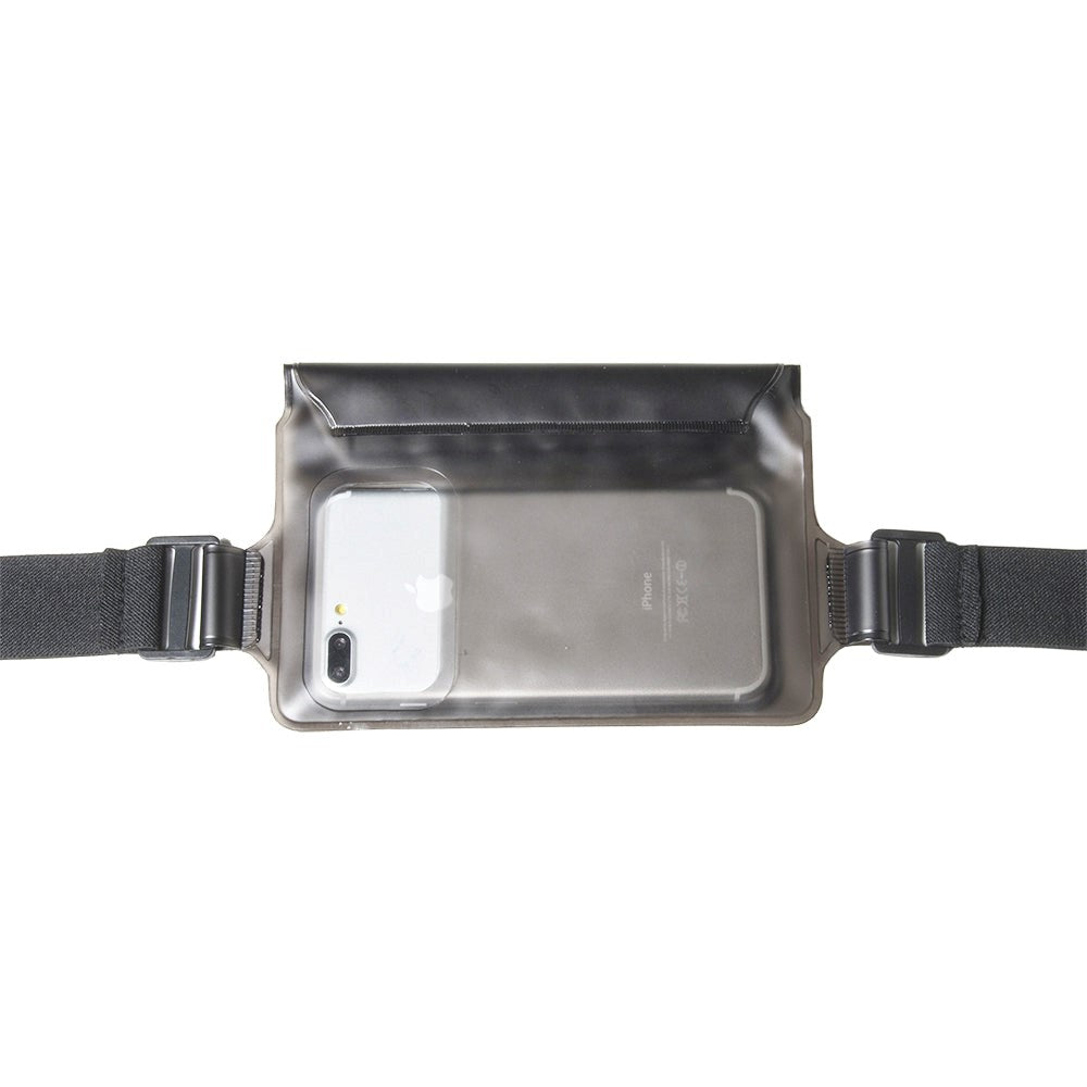 Celly IPX8 Splash Waterproof Running Belt for Smartphones w. Touch Screen Access - Grey (Max. Phone: 160 x 80 x 10 mm)