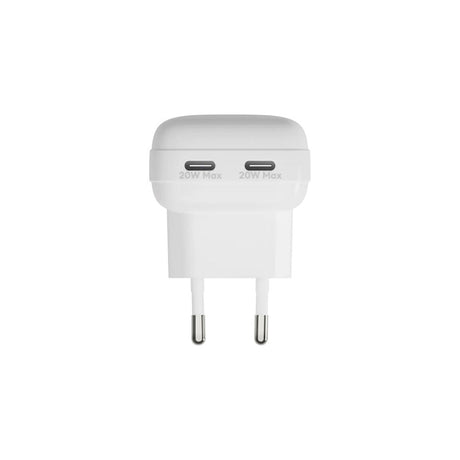 20W Wall Charger dbramante1928 with 2 x USB-C Plugs - White