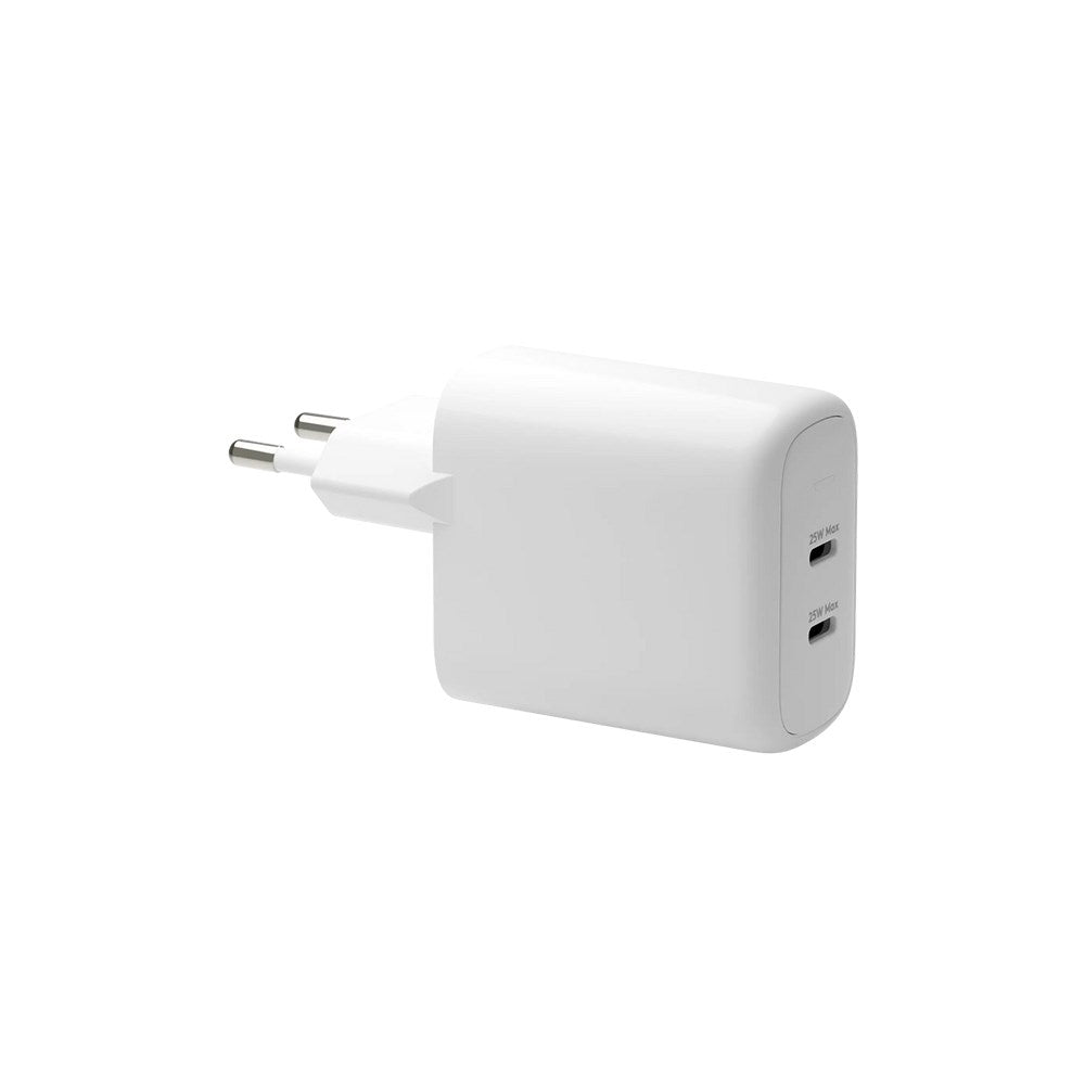 dbramante1928 EU Wall Charger - 2 x USB-C 25W - White