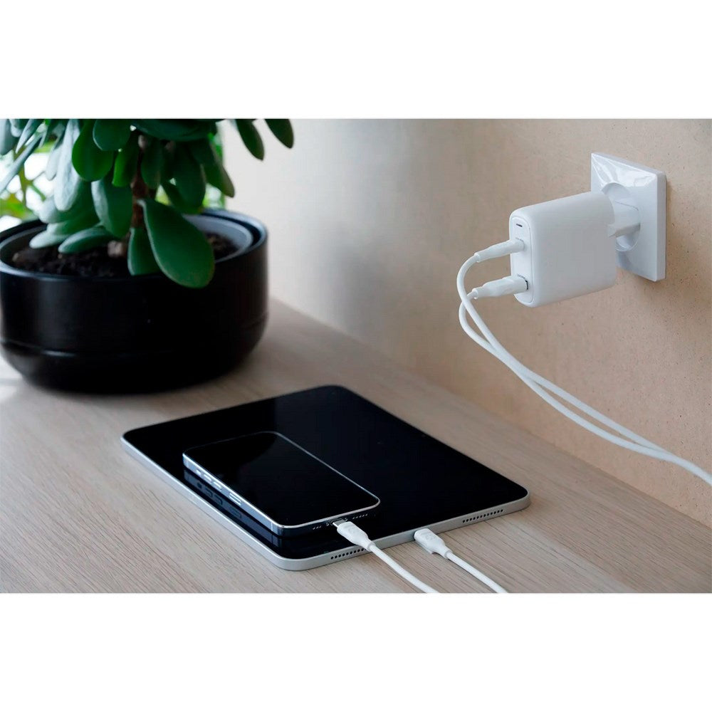 dbramante1928 EU Wall Charger - 1 x USB-C 65W/1 x USB-A 18W - White