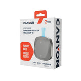 Canyon Hexagon 10 Bluetooth Speaker - 8W - Grey / Blue