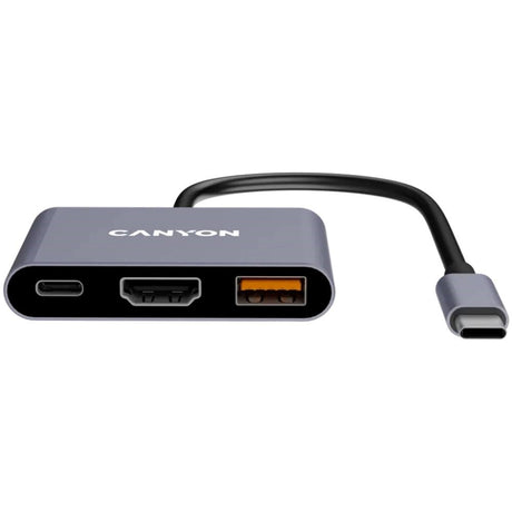 Canyon DS4 100W 3-in-1 USB-C Hub - Grey