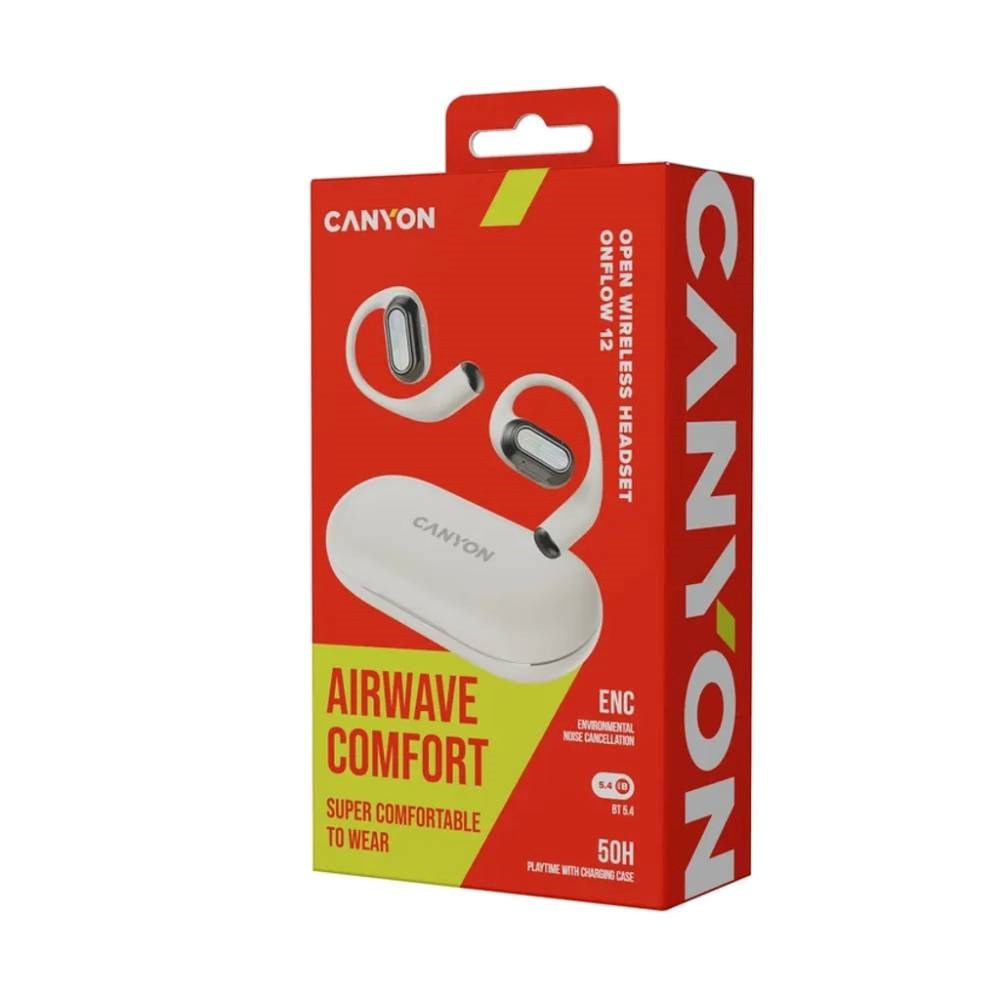 Canyon OnFlow 12 True Wireless Open-Ear Headphones - Beige