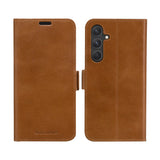 Samsung Galaxy A55 (5G) dbramante1928 Copenhagen Genuine Leather Flip Case with Wallet - Tan