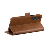 Samsung Galaxy A55 (5G) dbramante1928 Copenhagen Genuine Leather Flip Case with Wallet - Tan