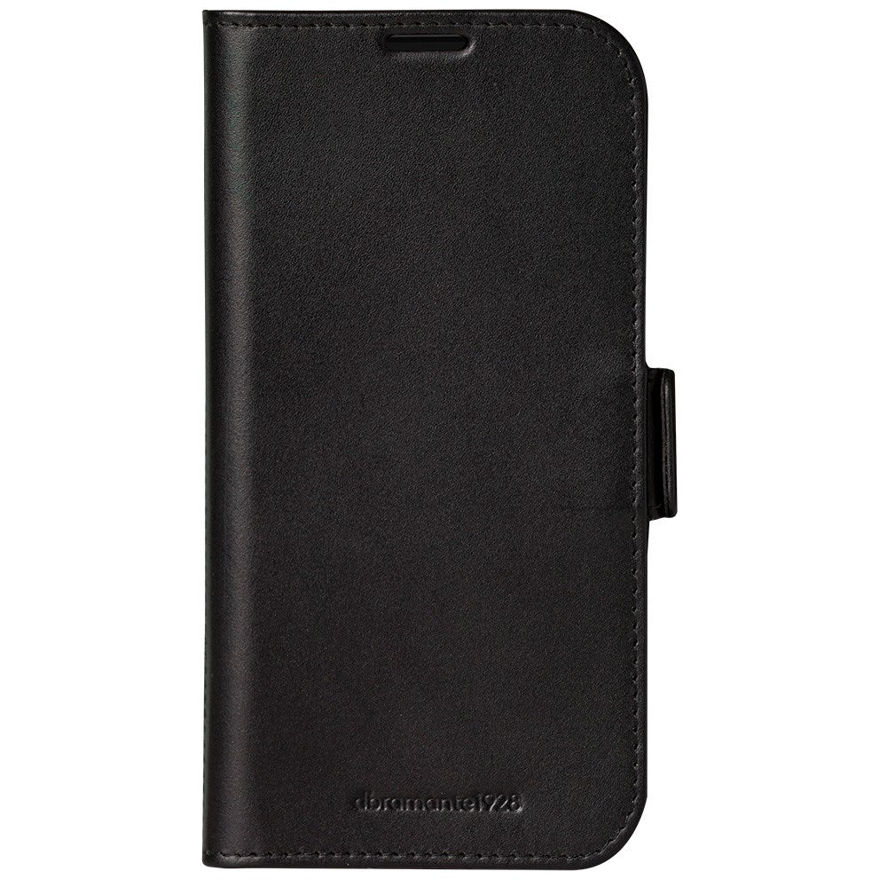 iPhone 16 Pro dbramante1928 Copenhagen Slim Genuine Leather Case w. Wallet - Black