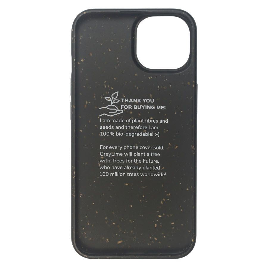 iPhone 15 Pro GreyLime 100% Plant-based Case - Black - Buy a Case & Plant a Tree