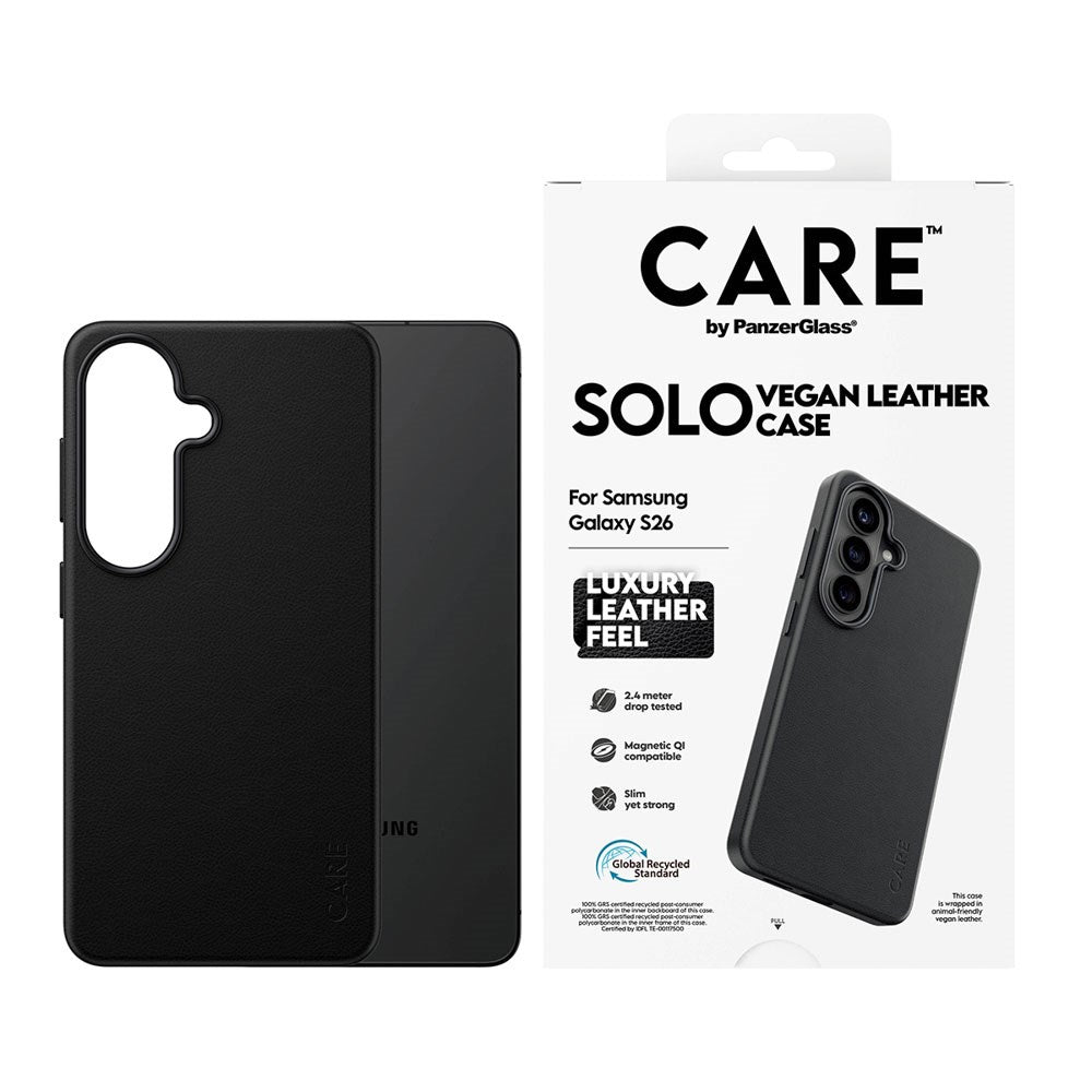 Samsung Galaxy S26 CARE by PanzerGlass SOLO Case - Black