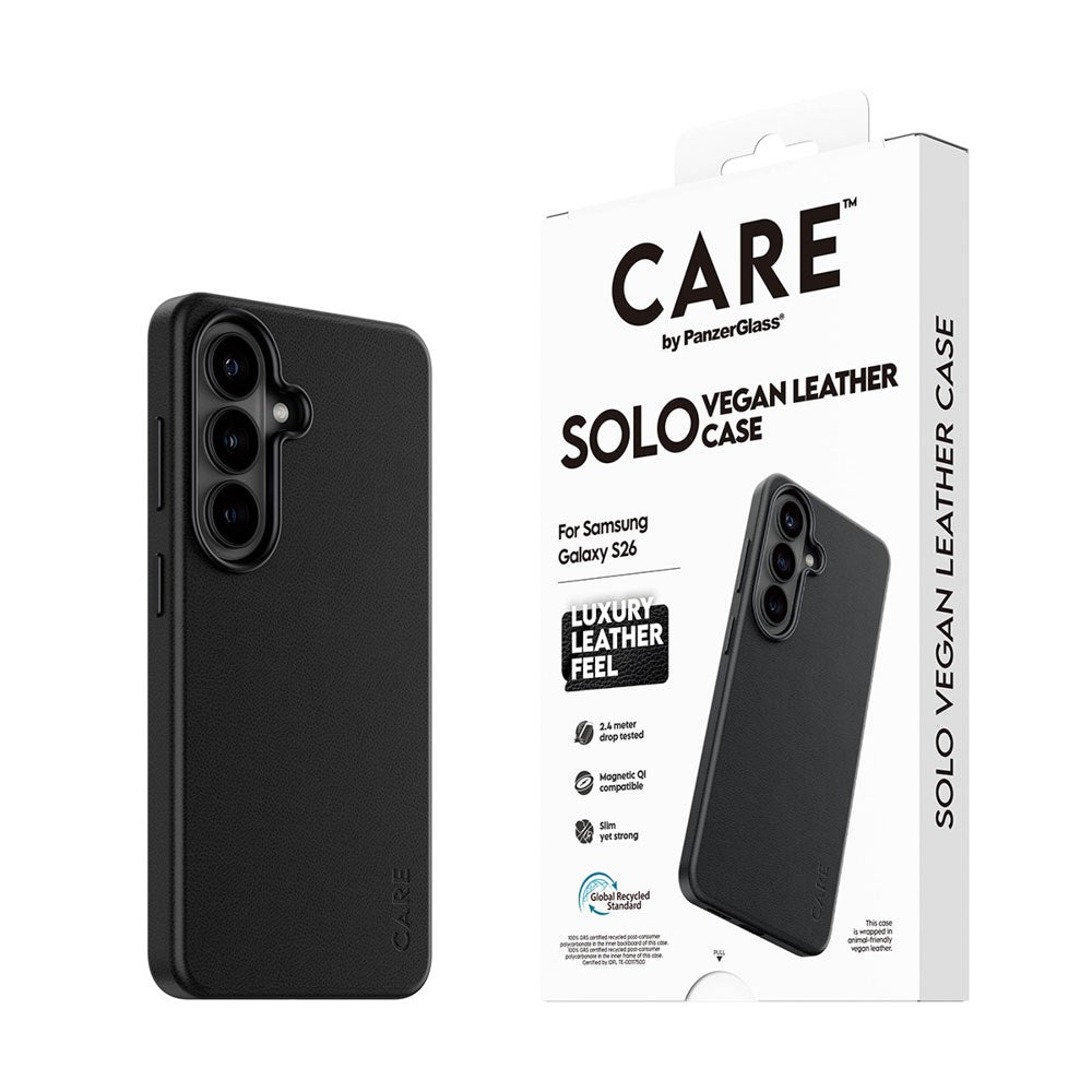 Samsung Galaxy S26 CARE by PanzerGlass SOLO Case - Black