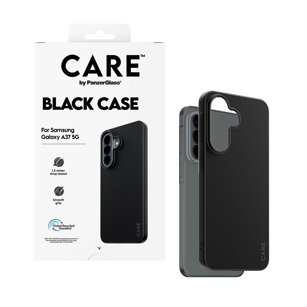 Samsung Galaxy A37 CARE by PanzerGlass Fearlessly Fashionable Case - Black
