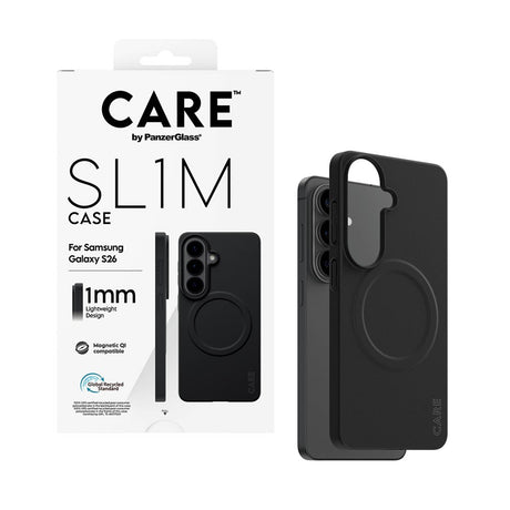 Samsung Galaxy S26 CARE by PanzerGlass SL1M Case - Black