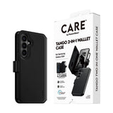 Samsung Galaxy S26+ (Plus) CARE by PanzerGlass Feature Tango 2-in-1 Flip Case with Wallet - Black