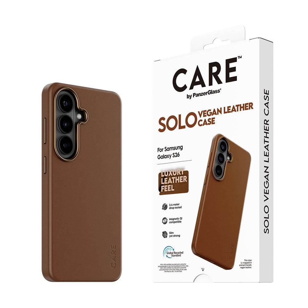 Samsung Galaxy S26 CARE by PanzerGlass SOLO Case - Brown