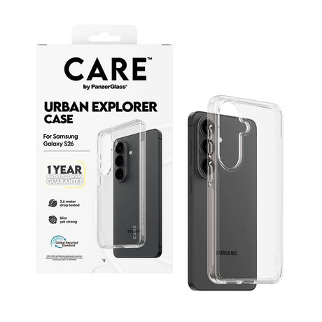 Samsung Galaxy S26 CARE by PanzerGlass Urban Explorer Case - Transparent