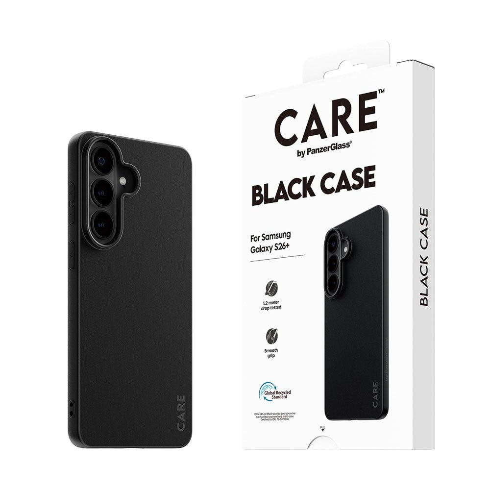 Samsung Galaxy S26+ (Plus) CARE by PanzerGlass Fearlessly Fashionable Case - Black
