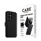 Samsung Galaxy S26 Ultra CARE by PanzerGlass Feature Tango 2-in-1 Flip Case with Wallet - Black