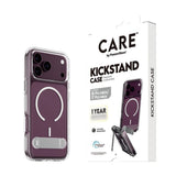 iPhone 18 Pro Max  / 17 Pro Max CARE by PanzerGlass Feature Kickstand Case - MagSafe Compatible - Transparent / White