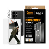 Samsung Galaxy S26 Ultra Urban Combat 3-in-1 Bundle with Case / Screen Protector / Camera Protection - Qi Compatible - Transparent