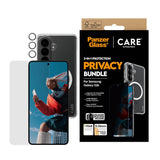 Samsung Galaxy S26 Urban Combat 3-in-1 Privacy Bundle with Case / Screen Protector (Privacy) / Camera Protection - Qi Compatible - Transparent