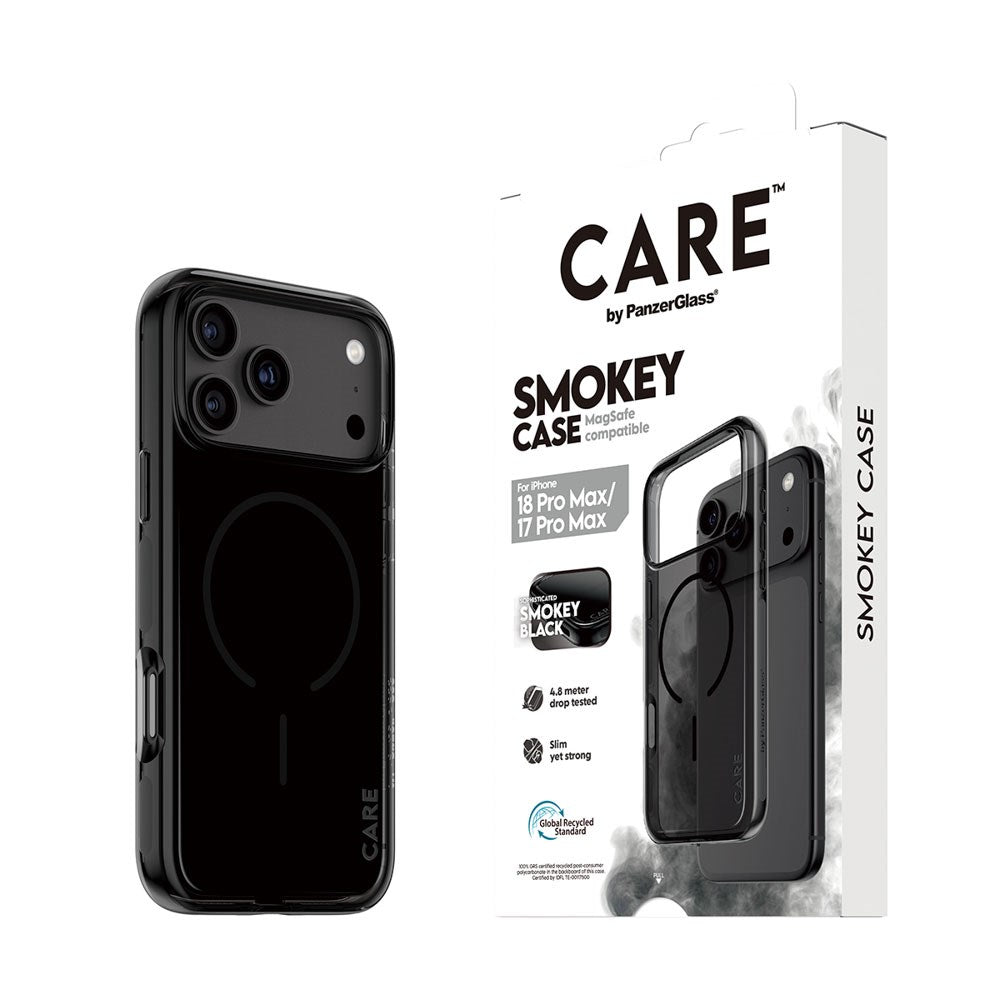 iPhone 18 Pro Max  / 17 Pro Max CARE by PanzerGlass FLAGSHIP Urban Explorer Case - MagSafe Compatible - Smokey Black