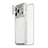 iPhone 18 Pro CARE By PanzerGlass 3-i-1 FLAGSHIP Bundle - Screen Protector (UWF) / Case / Camera Protection - Transparent