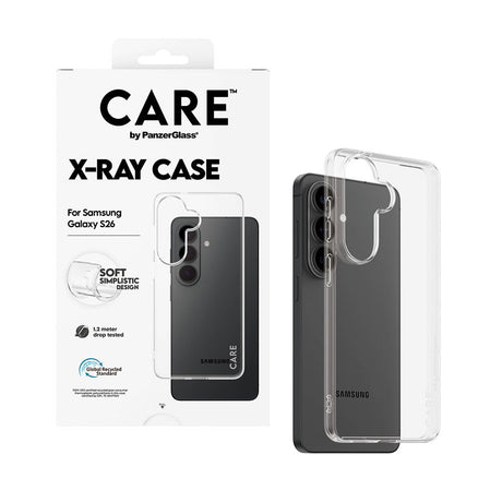 Samsung Galaxy S26 CARE by PanzerGlass Fashionable X-Ray Soft Basic Case - Transparent