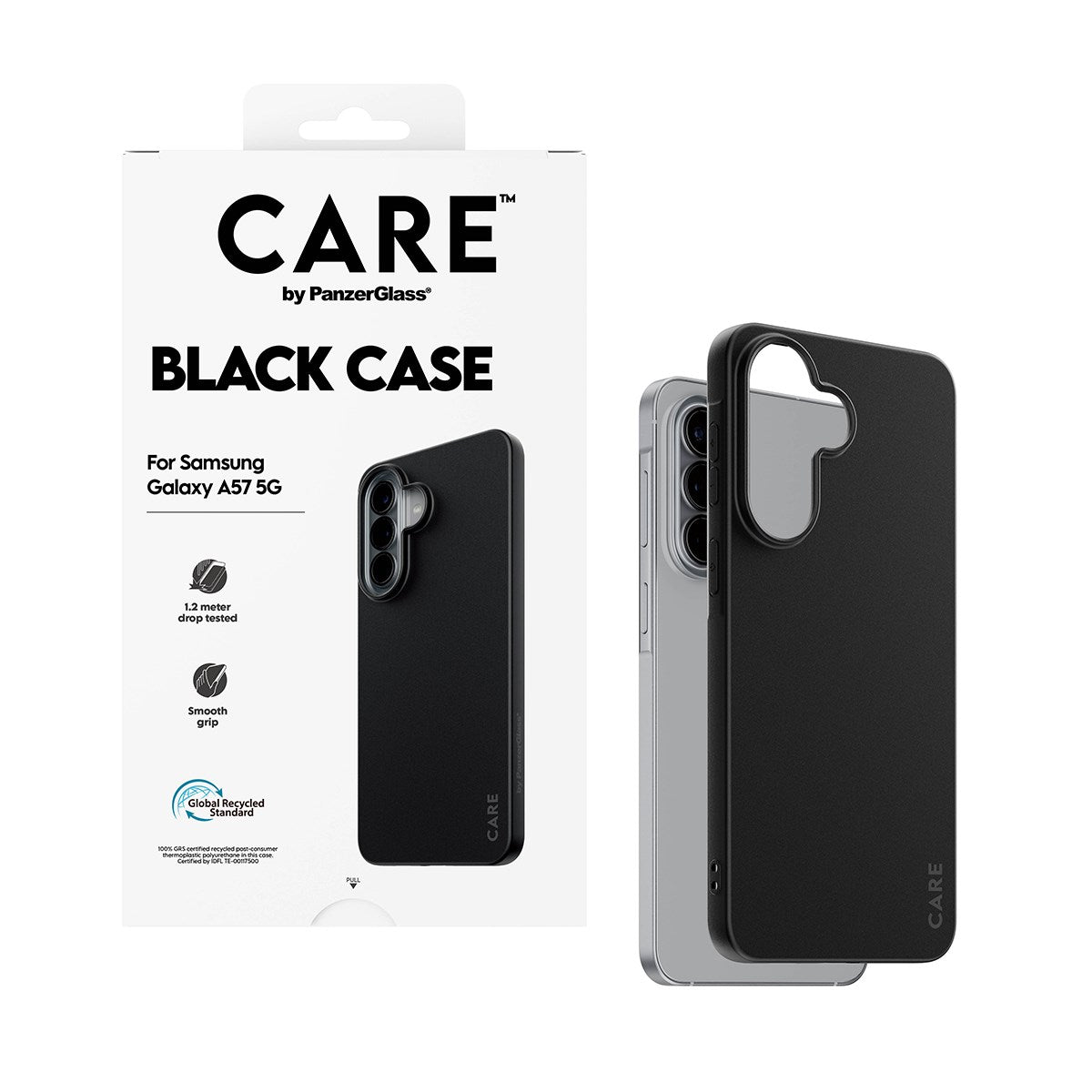 Samsung Galaxy A57 CARE by PanzerGlass Fearlessly Fashionable Case - Black
