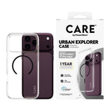 iPhone 18 Pro Max  / 17 Pro Max CARE by PanzerGlass FLAGSHIP Urban Explorer Case - MagSafe Compatible - Transparent / Black