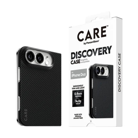 iPhone Duo CARE by PanzerGlass Crossfire Case - MagSafe Compatible - Black