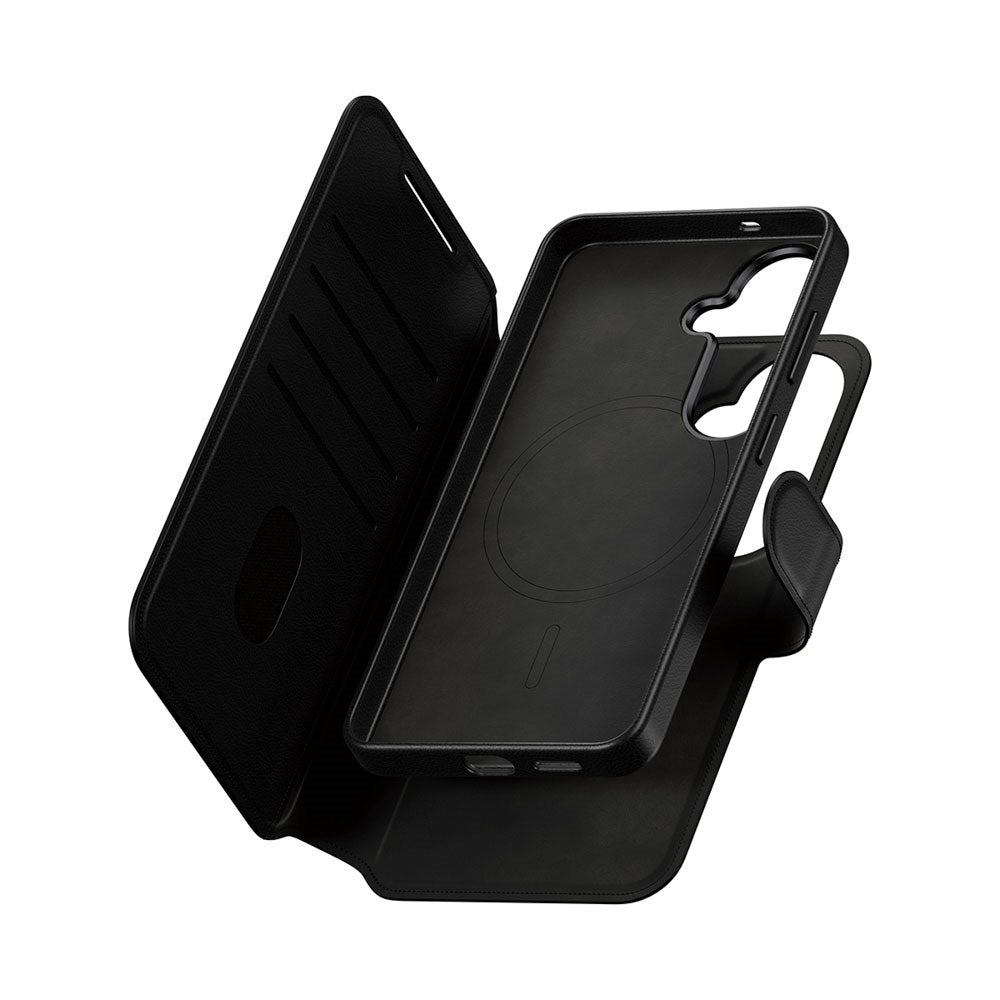 Samsung Galaxy S26 CARE by PanzerGlass Feature Tango 2-in-1 Flip Case with Wallet - Black