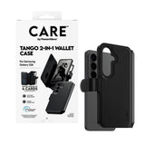 Samsung Galaxy S26 CARE by PanzerGlass Feature Tango 2-in-1 Flip Case with Wallet - Black