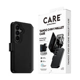 Samsung Galaxy S26 CARE by PanzerGlass Feature Tango 2-in-1 Flip Case with Wallet - Black