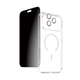 iPhone 18 Pro Max CARE by PanzerGlass 3-i-1 FLAGSHIP Bundle - Case / Privacy Screen Protector (UWF) / Camera Protection - Transparent / Black