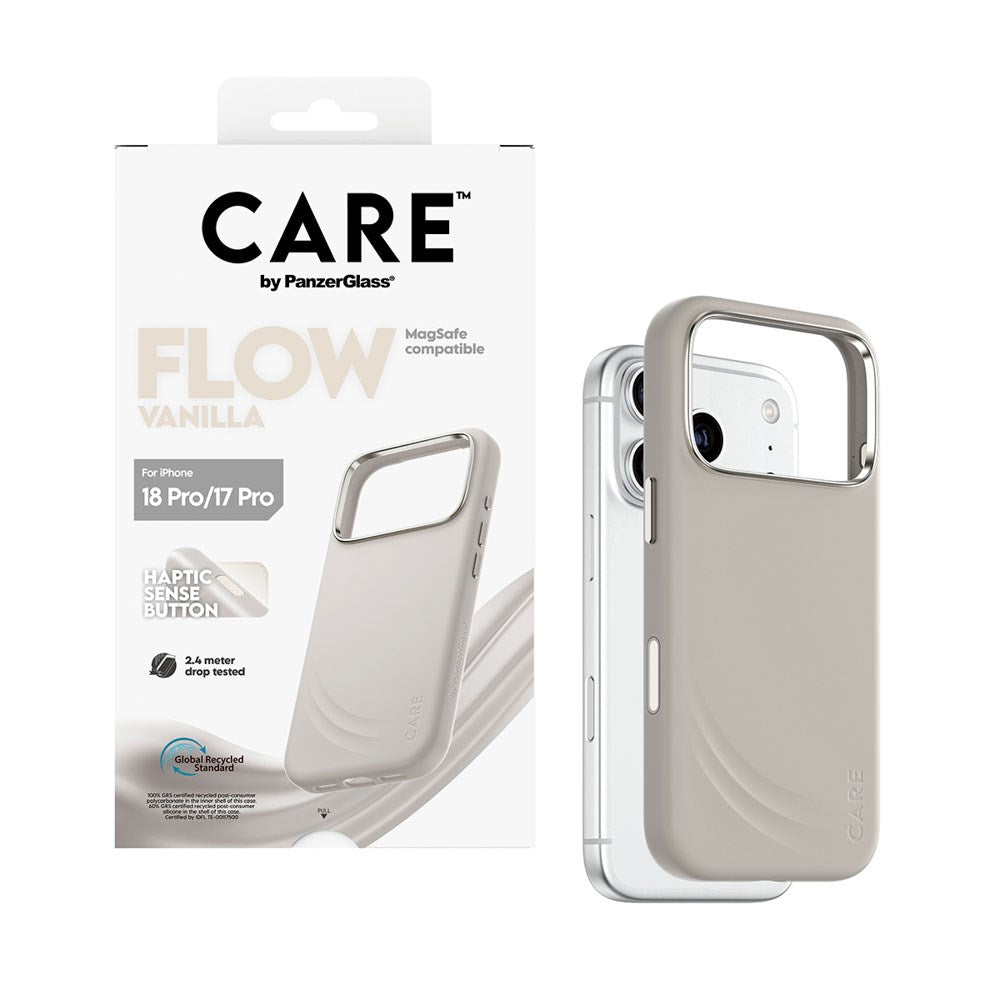iPhone 18 Pro / 17 Pro CARE by PanzerGlass Feature Flow Case - MagSafe Compatible - Vanilla