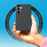 CARE by PanzerGlass Samsung Galaxy S25 FASHION Fearlessly Fashionable Case - QI Compatible - Black