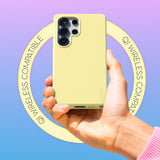 CARE by PanzerGlass Samsung Galaxy S25 Ultra FASHION Fearlessly Fashionable Case - Qi Kompatibel - Chardonnay