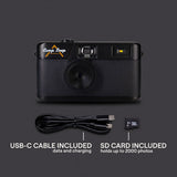 Camp Snap Screenless Digital Camera - 8 Megapixels - Rechargeable - Stealth Black