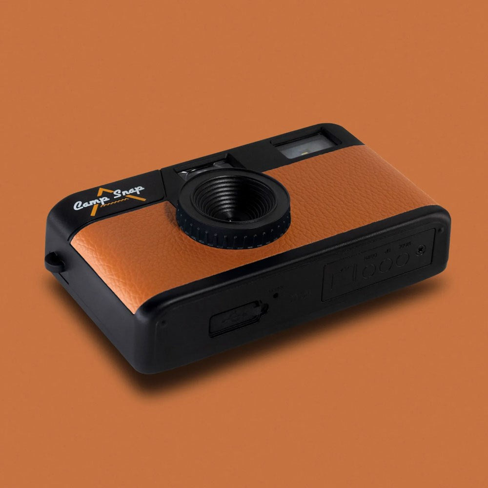 Camp Snap Screenless Digital Camera - 8 Megapixels - Rechargeable - Chestnut Brown