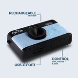 Camp Snap Screenless Digital Camera - 8 Megapixels - Rechargeable - Denim
