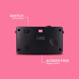 Camp Snap Screenless Digital Camera - 8 Megapixels - Rechargeable - Flamingo Pink